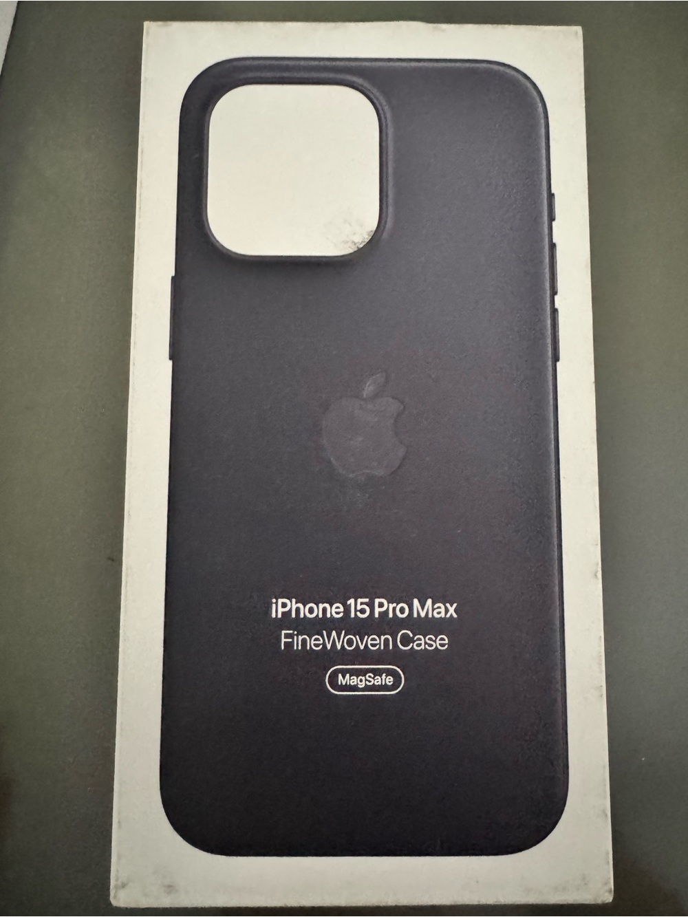 Apple FineWoven iPhone 15 Pro Max Case - Black